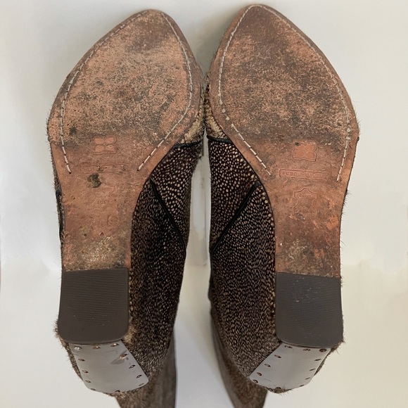 BCBGMAXAZRIA “Rachel” Pony Hair Wedge Boots - Picture 9 of 10